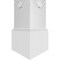 Ekena Millwork Craftsman Classic Square Non-Tapered Bondi Fretwork Column w/ Mission Capital & Mission Base CC1210ENBNDMIMI - alternate 4
